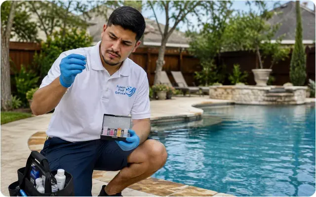 Residential pool cleaning
