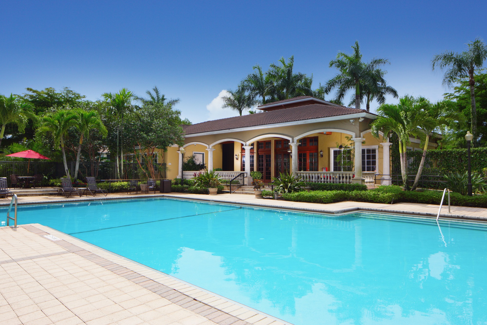 Residential community swimming pool